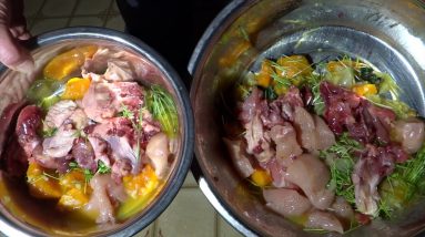 Dog Food - Seven Day Menu - mostly raw homemade diet