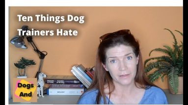 Ten Things Dog Trainers Hate - Insider Info
