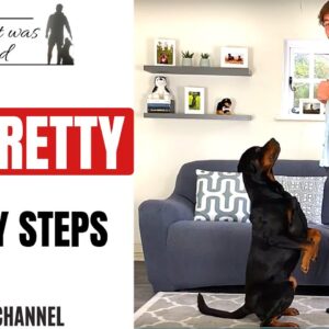 How to teach your dog “Sit Pretty”