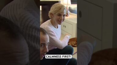 If our dogs move away before they calm down from a situation, they did not learn anything!