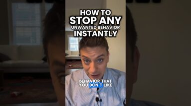 How to INSTANTLY Stop Any Unwanted Behavior  #dogtraining